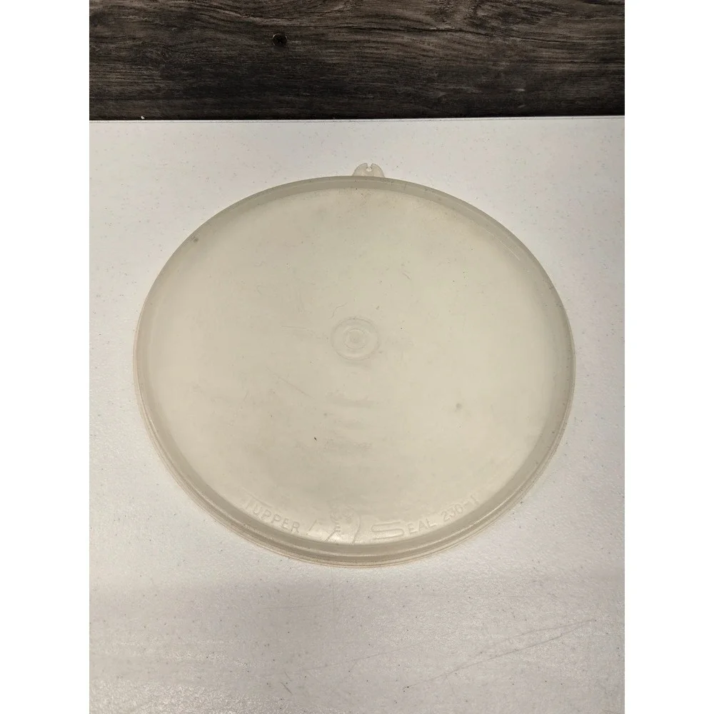 Tupperware Replacement Lid Seal 230-1 Translucent White Round 9 inch Vintage